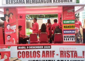 Tekad Menangkan Paslon Arif-Rista, PDI Perjuangan Kebumen Selenggarakan Kampanye Serentak