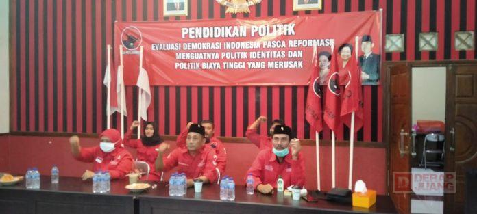 DPC PDI Perjuangan Blora Kembali Ikuti Webinar DPP Partai