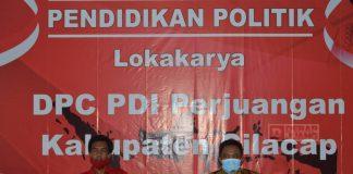 DPC PDI Perjuangan Cilacap Gelar Lokakarya Pendidikan Politik Dalam Menjaga Keutuhan NKRI