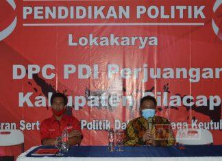 DPC PDI Perjuangan Cilacap Gelar Lokakarya Pendidikan Politik Dalam Menjaga Keutuhan NKRI