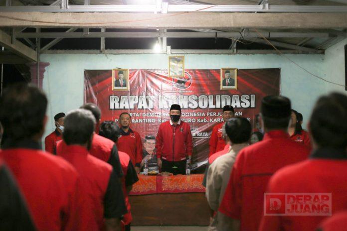 DPC PDI Perjuangan Kabupaten Karanganyar Gelar Rapat Konsolidasi