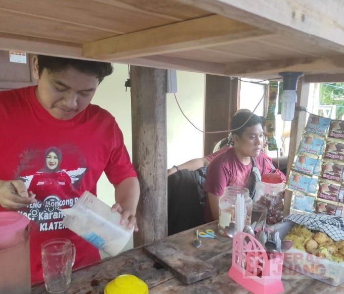 Dalam Situasi Pandemi Covid-19, Kader Komunitas Juang Klaten Membuka Usaha Angkringan