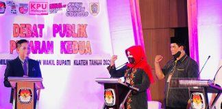 Debat Publik Putaran Kedua Pilkada Klaten 2020