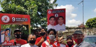 Gibran Bersama Taruna Merah Putih Kota Surakarta Bagikan Ribuan Kaos Kepada Masyarakat