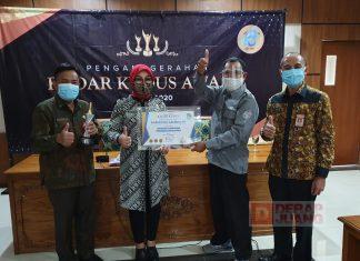 Grobogan Terima Penghargaan Kabupaten Terbaik Kategori Pembangunan Infrastruktur