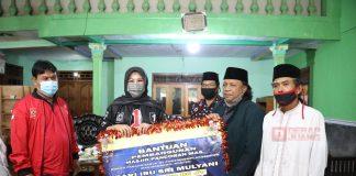 Hj. Sri Mulyani Berikan Bantuan Untuk Pembangunan Masjid Pancoranmas di Kecamatan Manisrenggo