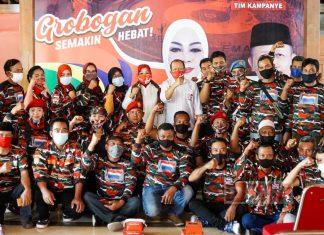 Laskar Merah Putih Grobogan Siap Menangkan Sri-Bambang