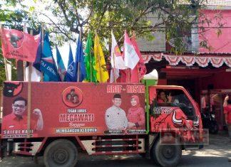 PDI Perjuangan Kebumen Gelar Kampanye Serentak Arif-Rista Tahap 2