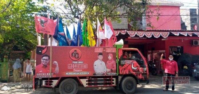 PDI Perjuangan Kebumen Gelar Kampanye Serentak Arif-Rista Tahap 2
