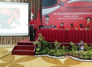 Pengurus DPC PDI Perjuangan Kabupaten Magelang Hadiri MUSRAN Serentak