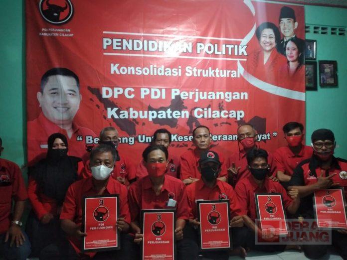 Perkuat Otot Partai, Pengurus Ranting PDI Perjuangan se-Kabupaten Cilacap Selenggarakan Konsolidasi(1)