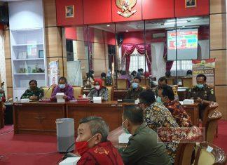 Sri Sumarni Pimpin Rapat Koordinasi Evaluasi Penanganan Covid-19