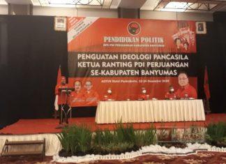 Tingkatkan Loyalitas dan Sinergitas Kader, DPC PDI Perjuangan Banyumas Gelar Pendidikan Politik