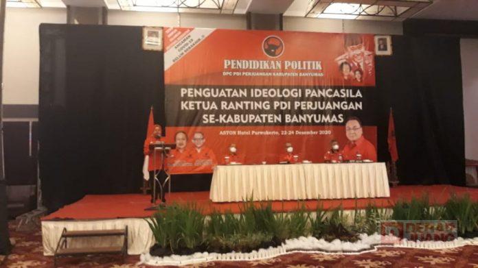 Tingkatkan Loyalitas dan Sinergitas Kader, DPC PDI Perjuangan Banyumas Gelar Pendidikan Politik