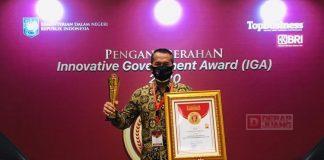 Wonogiri Sabet Penghargaan Sebagai Daerah Terinovatif di Indonesia