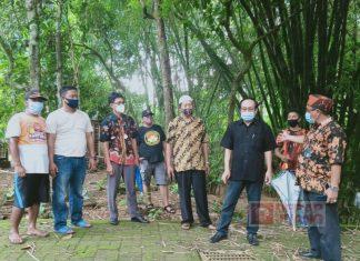 Ketua DPRD Kab. Banyumas dan Pemuda Pancasila Tinjau Lokasi Penyebab Banjir