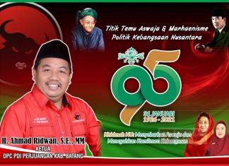 Harlah NU, Ridwan Doakan NU Selalu Sinergikan Agama dan Nasionalisme