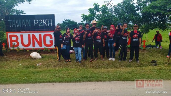 BMI Kota Tegal Turut Serta Dalam Kegiatan Ngresiki Taman Bung Karno
