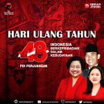 Baner HUT PDI Perjuangan ke-48
