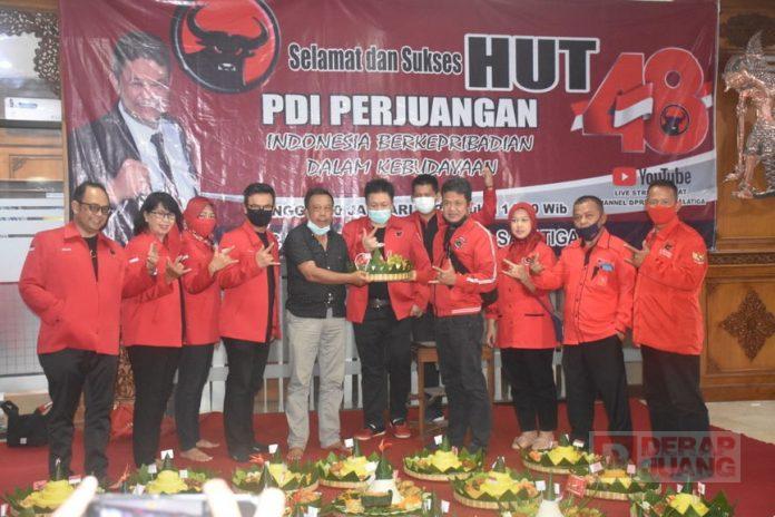 Banteng Kota Salatiga Turut Semarakkan HUT PDI Perjuangan ke-48
