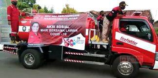 Angka Positif Covid-19 Meningkat, Ranting Tegalreja Lakukan Penyemprotan Disinfektan