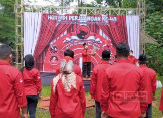 DPC PDI Perjuangan Kabupaten Batang Gelar Upacara Peringatan HUT PDI Perjuangan ke-48