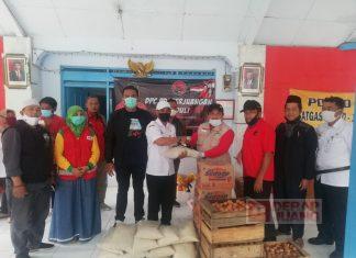 DPC PDI Perjuangan Kabupaten Batang Peduli Masyarakat Terdampak Banjir