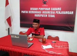 DPC PDI Perjuangan Kabupaten Tegal Ikuti Rakor Persiapan Peringatan HUT PDI Perjuangan ke-48