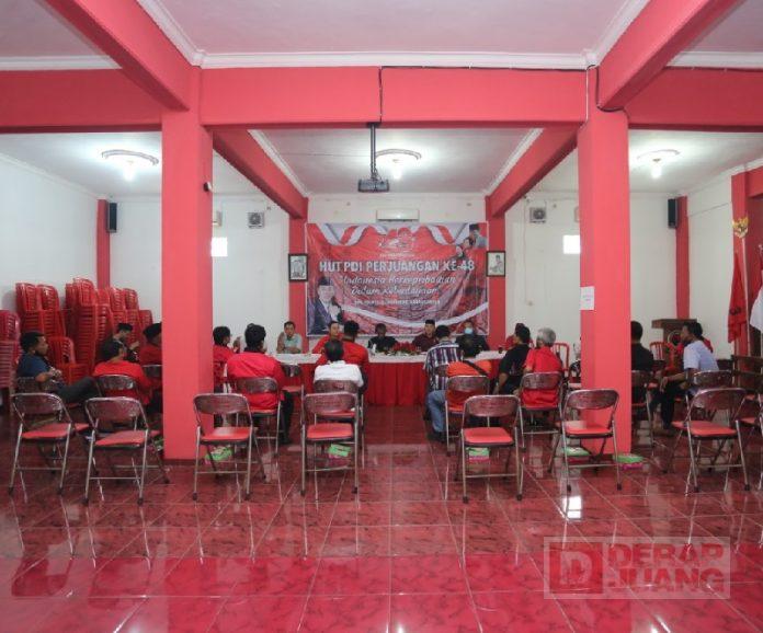 DPC PDI Perjuangan Karanganyar Gelar Rapat Sambut HUT Partai