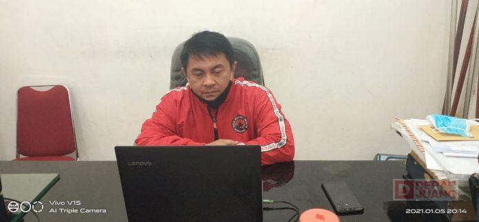 DPC PDI Perjuangan Kota Tegal Ikuti Rapat Koordinasi Secara Virtual