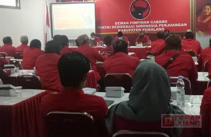 DPC PDI Perjuangan Pemalang Gelar Rakor Persiapan HUT PDI Perjuangan