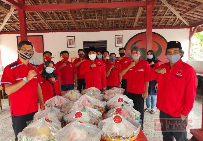 DPC PDI Perjuangan Rembang Ikuti HUT ke-48 PDI Perjuangan Secara Virtual