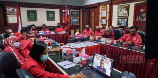 DPC PDI Perjuangan Sukoharjo Ikuti Rakor HUT ke-48 PDI Perjuangan