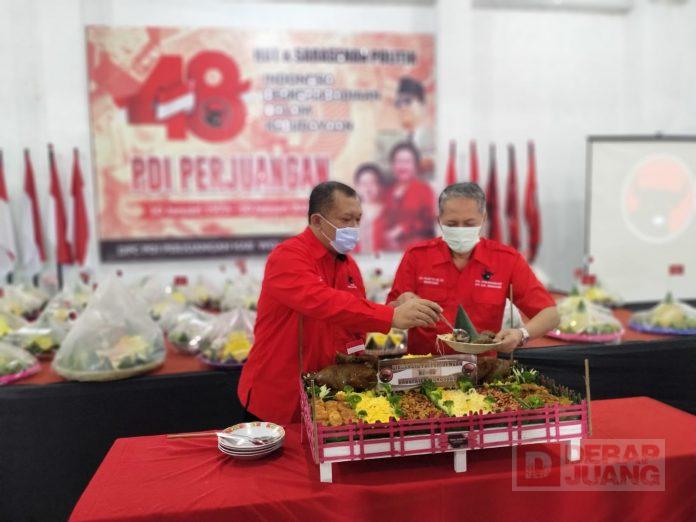 DPC PDI Perjuangan Wonosobo Meriahkan HUT PDI Perjuangan
