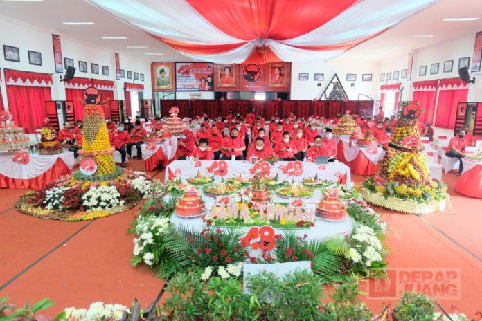 DPD PDI Perjuangan Jawa Tengah Semarakkan Perayaan HUT PDI Perjuangan ke-48