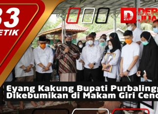 Eyang Kakung Bupati Purbalingga Dikebumikan di Makam Giri Cendana
