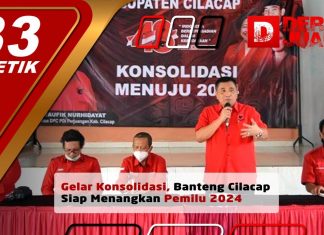 Gelar Konsolidasi, Banteng Cilacap Siap Menangkan Pemilu 2024
