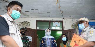 Hj. Sri Mulyani Sambangi Posko Pengungsian Terdampak Gunung Merapi di Desa Balerante