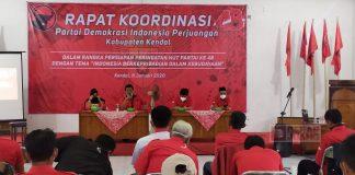 Jelang HUT PDI Perjuangan ke-48, DPC PDI Perjuangan Kendal Selenggarakan Rapat Koordinasi