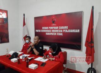 Jelang HUT PDI Perjuangan ke-48, Rustoyo Pimpin Rapat Koordinasi DPC PDI Perjuangan Kabupaten Tegal