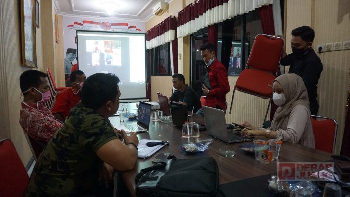 Jelang Virtual HUT PDI Perjuangan, DPC PDI Perjuangan Kudus Gelar Pelatihan Zoom