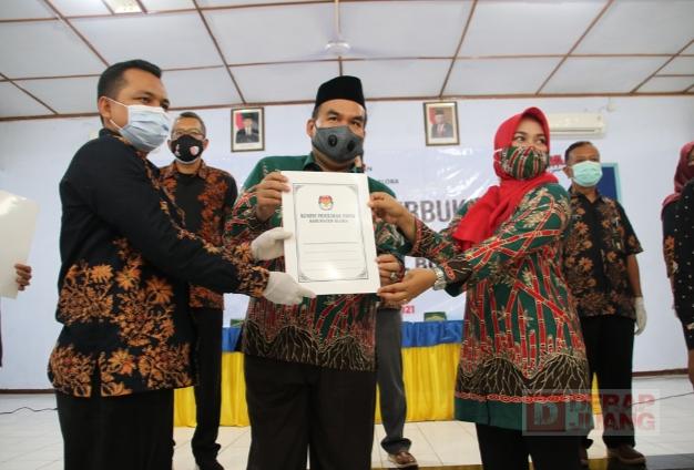 KPU Tetapkan Pasangan ARTYS Sebagai Calon Bupati dan Wakil Bupati Terpilih
