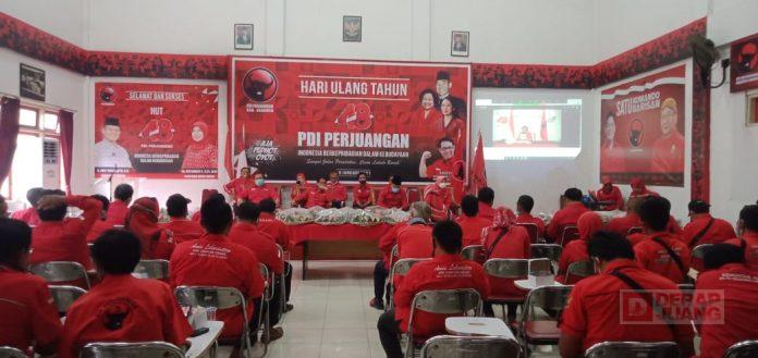 Kader Banteng Moncong Putih Kebumen Turut Meriahkan HUT PDI Perjuangan