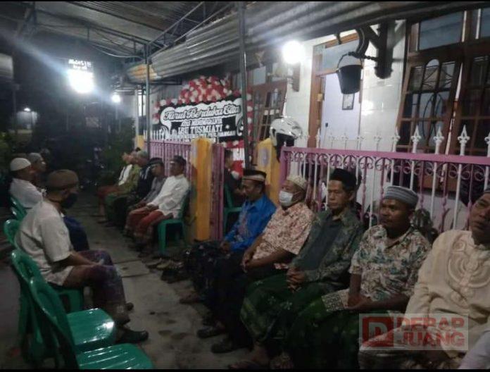 Ketua Ranting Panggung dan Komunitas Juang Hadiri Acara Tahlil Bersama