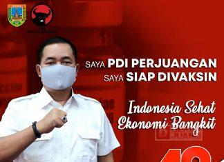 Masan: Sukseskan Program Vaksinasi Covid-19, Saya Siap di Vaksin