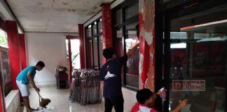 Menyambut HUT PDI Perjuangan Ke-48, Kader Komunitas Juang Laksanakan Kerja Bakti