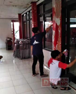 Menyambut HUT PDI Perjuangan Ke-48, Kader Komunitas Juang Laksanakan Kerja Bakti