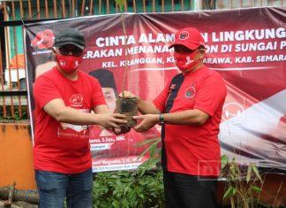 Tanam Pohon, Kado PDI Perjuangan Kab. Semarang untuk Ibu Ketua Umum