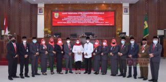 Sidang Paripurna, Ketua DPRD Sukoharjo Umumkan Paslon Terpilih