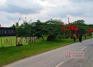 PDI Perjuangan Kota Tegal Kibarkan 500 Bendera Partai